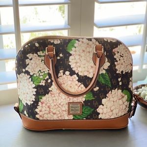 Dooney & Bourke Hydrangea ZIP Zip Satchel